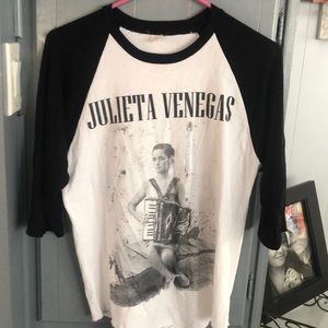 Julieta Venegas baseball tee